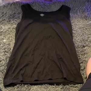 St. John's Bay Black Tank Top